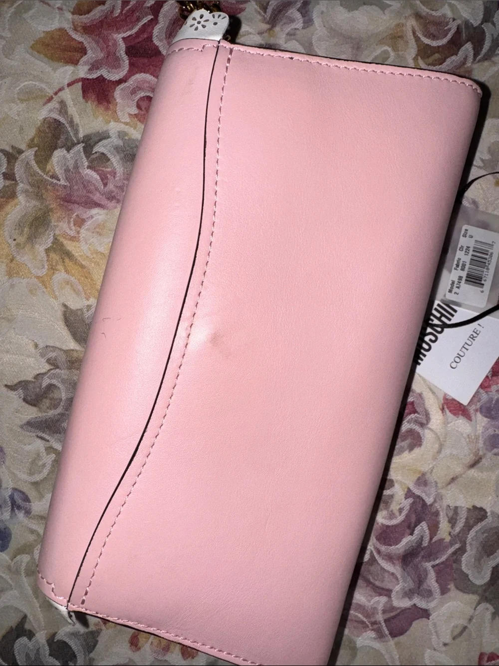 Moschino Cake 🍰 Slice Look 25 Clutch Pink Macaron Strawberry Bakery Bag Purse